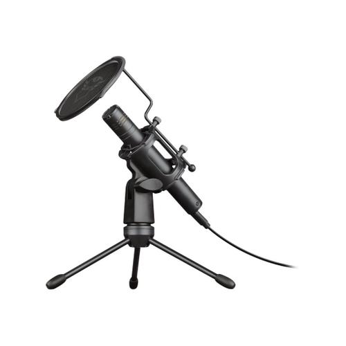 Trust GXT 210 - microphone sur pied filaire - noir Pas Cher