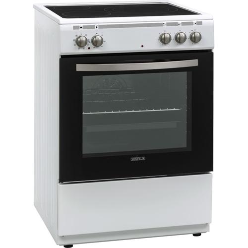 SOGELUX Cuisinière électrique vitrocéramique CV6619 60x60 multifonction blanche