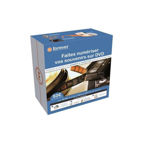 Coffret Cadeau Forever Numérisation Cassettes Ou Super8 Sur Dvd