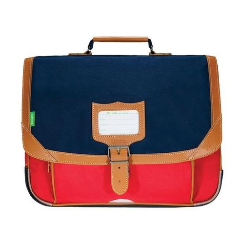 Cartable Tann's Les Signatures Arthur bleu et rouge 38 cm - Bleu et rouge