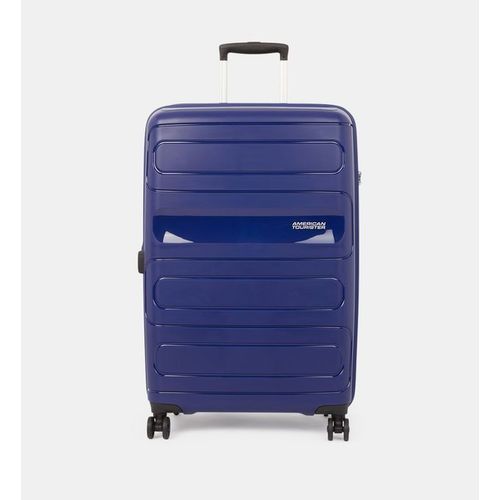 Valise rigide extensible Sunside 4R 77 cm - Bleu marine