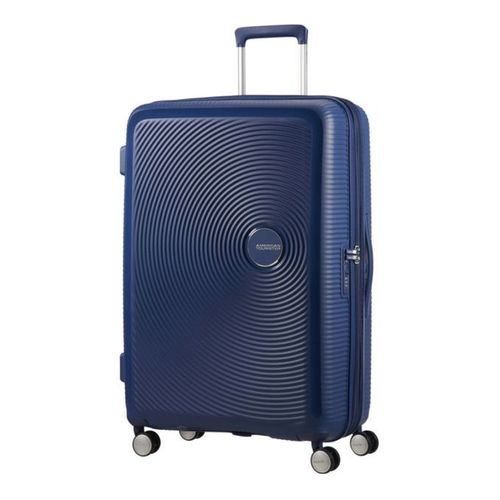 Valise rigide extensible Soundbox 4R 77 cm - Bleu marine