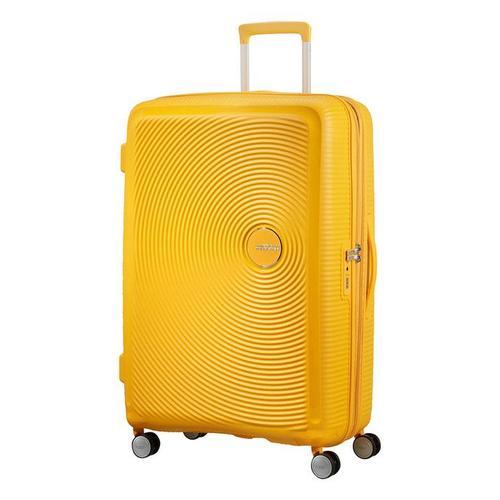 Valise rigide extensible Soundbox 4R 77 cm - Jaune