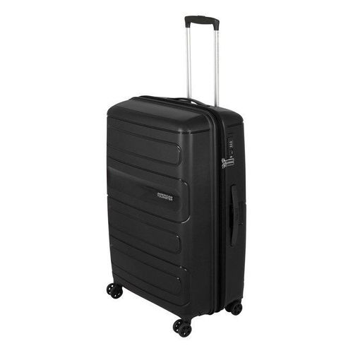Valise rigide extensible Sunside 4R 77 cm - Noir