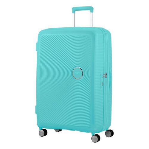 Valise rigide extensible Soundbox 4R 77 cm - Bleu turquoise