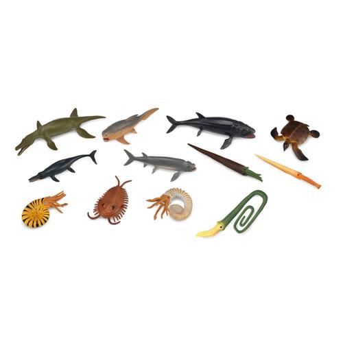 Collecta 12 Prehistoric Marine Models Tube