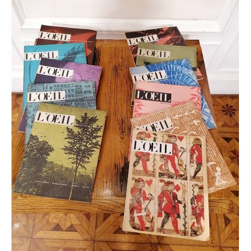 L'oeil Revue D'art Année 1958