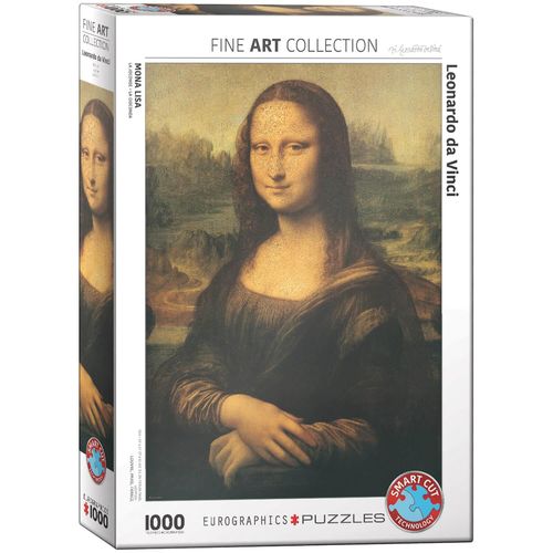 Eurographics Mona Lisa By Leonardo Da Vinci 1000 Piece Puzzle