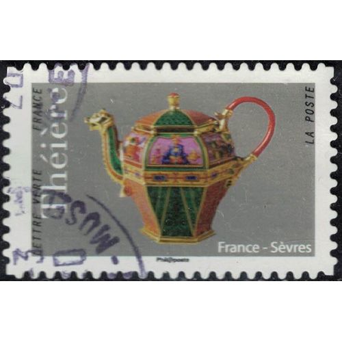 France 2018 Oblitéré Rond Used Théière France Sèvres Y&t 1623 Su