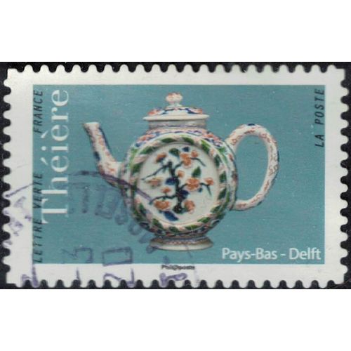 France 2018 Oblitéré Rond Used Théière Des Pays Bas Delft Y&t 1621 Su
