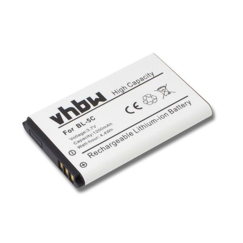 Vhbw Batterie Compatible Avec T-Com Sinus A806 Smartphone (1200mah, 3,7v, Li-Ion)