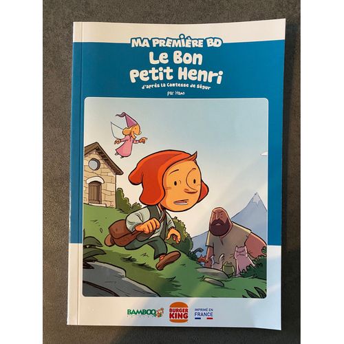 Livre Burger King « Le Bon Petit Henri- Ma Première Bd »