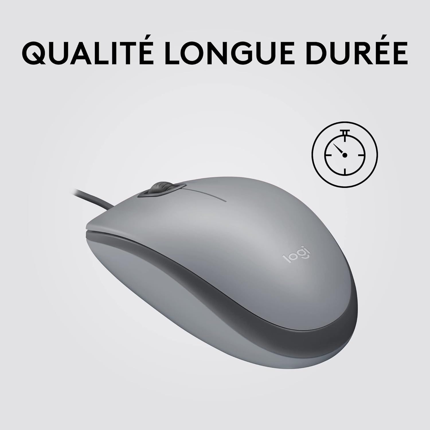Gris Gris M110 Souris Filaire USB Boutons Silencieux Taille ... - 6
