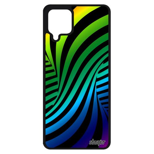 Coque Samsung Galaxy A12 En Silicone Illusion D'optique Gay Pride 3d Multicolore Case Sm-A125f/Dsn Vert 4g Tpu Effet Cover Mirage