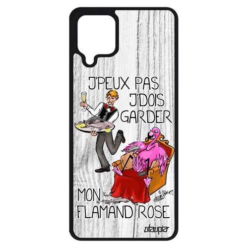 Coque Samsung Galaxy A12 En Silicone J'peux Pas J'dois Garder Mon Flamand Rose Humoristique 4g Texte Etui Motif Cartoon Souple Metal