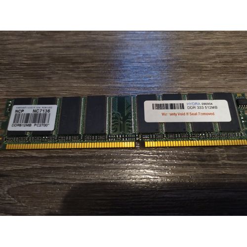 Hydra DDR333 512 Mo PC2700 333Mhz 184PIN 