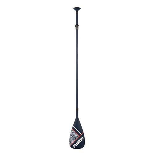 Pagaie Advanced De Stand Up Paddle R?Glable De 175 15cm En Fibre Et Carbonne, D?Montable En 3, Fusion Bleu Rouge