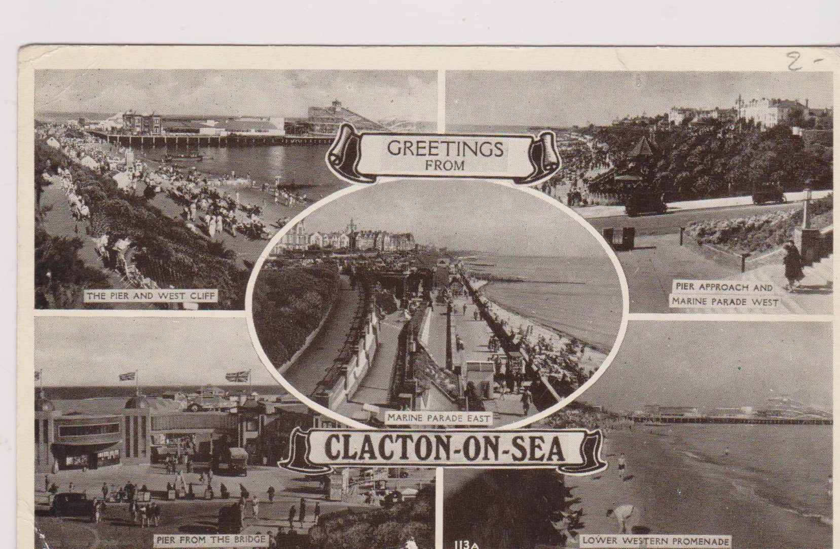 Greetings From Clacton-On-Sea - Essex - Marine Parade East - West - The Pier Inauguré En 1871 - Festival De Weeley 1971