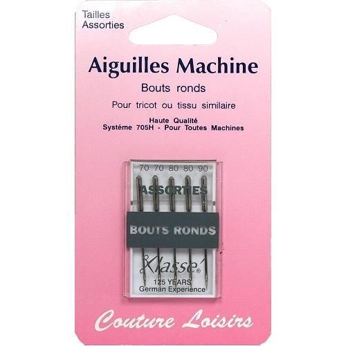 Aiguilles Pour Machine - Bouts Ronds (5 Pièces) Taille 70, 80 Et 90 Système 705h Mercerie Couture Fils Coudre