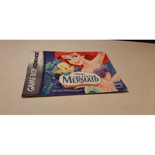 Élément De Jeu - Notice De Remplacement - La Petite Siréne - The Little Mermaid - Game Boy Advance - Nintendo - Gba - Nfhu