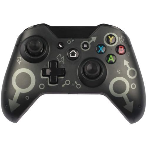 Manette Sans Fil Pour Xbox One, 2,4g Bluetooth Manette Compatible Avec Xbox One/Xbox Séries X/Ps3/Pc, Manette Ergonomique (Noir)