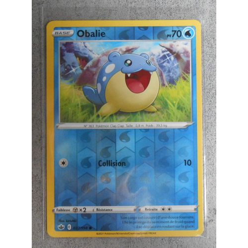 Carte Pokemon Obalie Reverse 037/198 - Eb6 - Règne De Glace - Vf