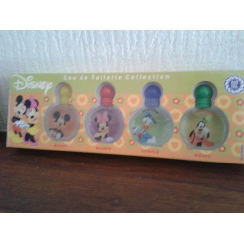 Coffret De Miniatures De Parfum Disney Collection Mickey Minnie Donald Goofy