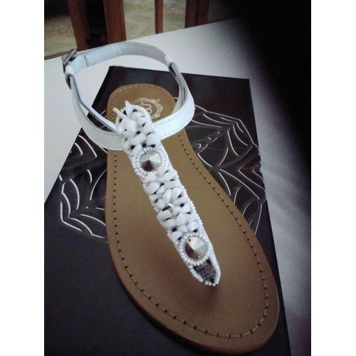 Sandales Les Bagatelles Blanches T36 Neuves - 36