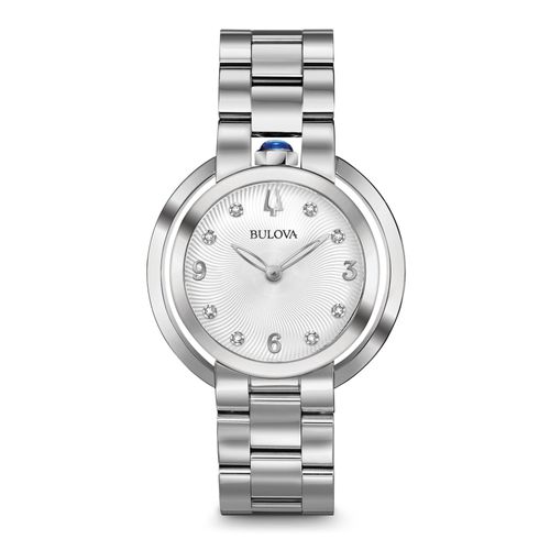 Bulova Montre Argent Analogique Femmes Rubaiyat 96p184