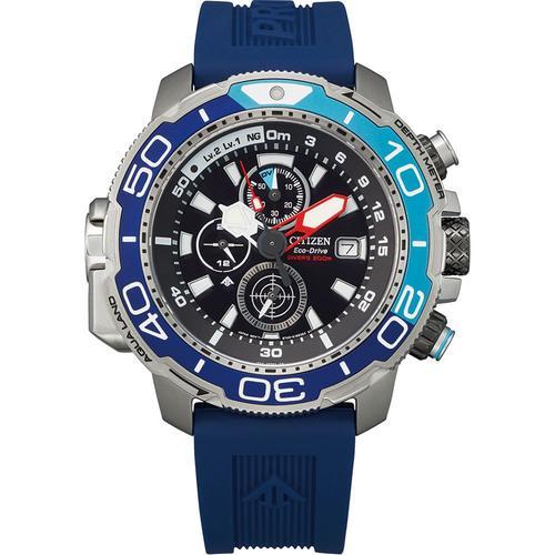 Citizen Montre Bleu Chronographe Hommes Promaster Marine Bj2169-08e