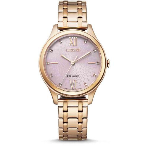 Citizen Montre Ip-Rosé Analogique Femmes Em0503-75x
