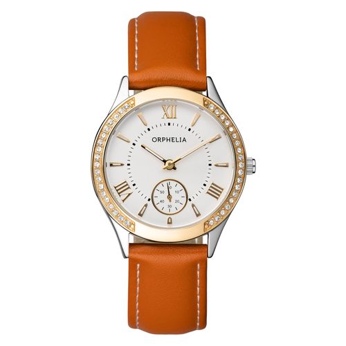 Orphelia Montre Marron Analogique Femmes Masterglam Or11501
