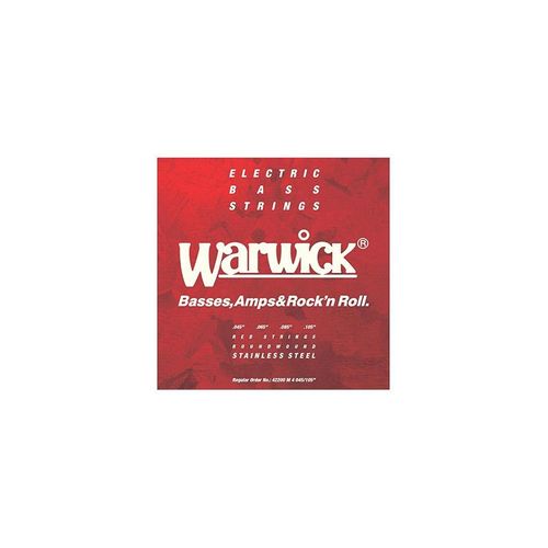 Warwick 42200-M4 - Red Label Medium .045-.105 Jeu Basse