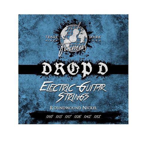 Framus 45250-D - Blue Label Drop D .010-.052 Jeu Cordes Éléctriques