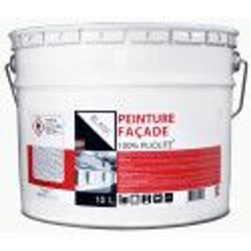 Peinture façade 100 % piolite® Batir 1er - Seau 10 l - Blanc