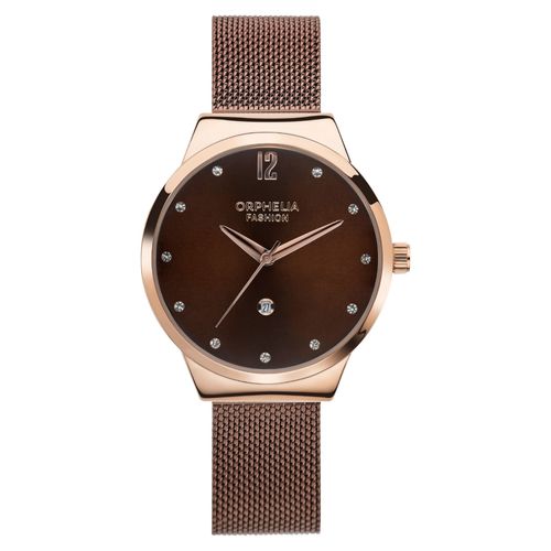 Orphelia Fashion Montre Marron Analogique Femmes Optima Of714813