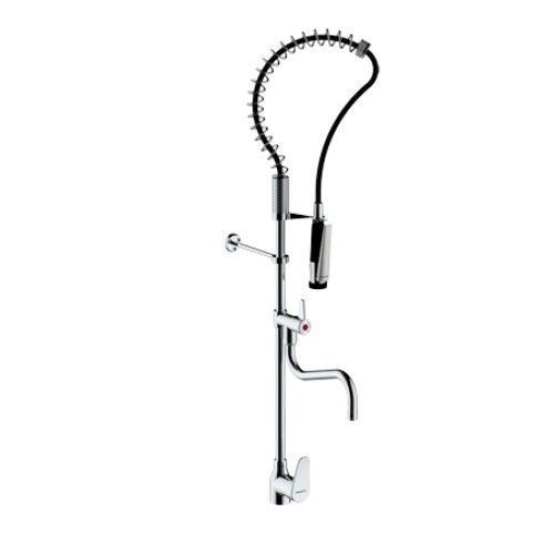 Mitigeur cuisine avec douchette - monotrou - saillie 290 mm - Chef PRESTO