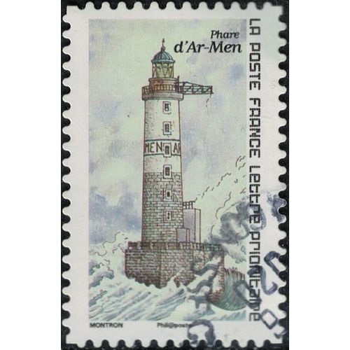 France 2019 Oblitéré Rond Used Repères De Nos Côtes Phare D'ar-Men Y&t 1757 Su