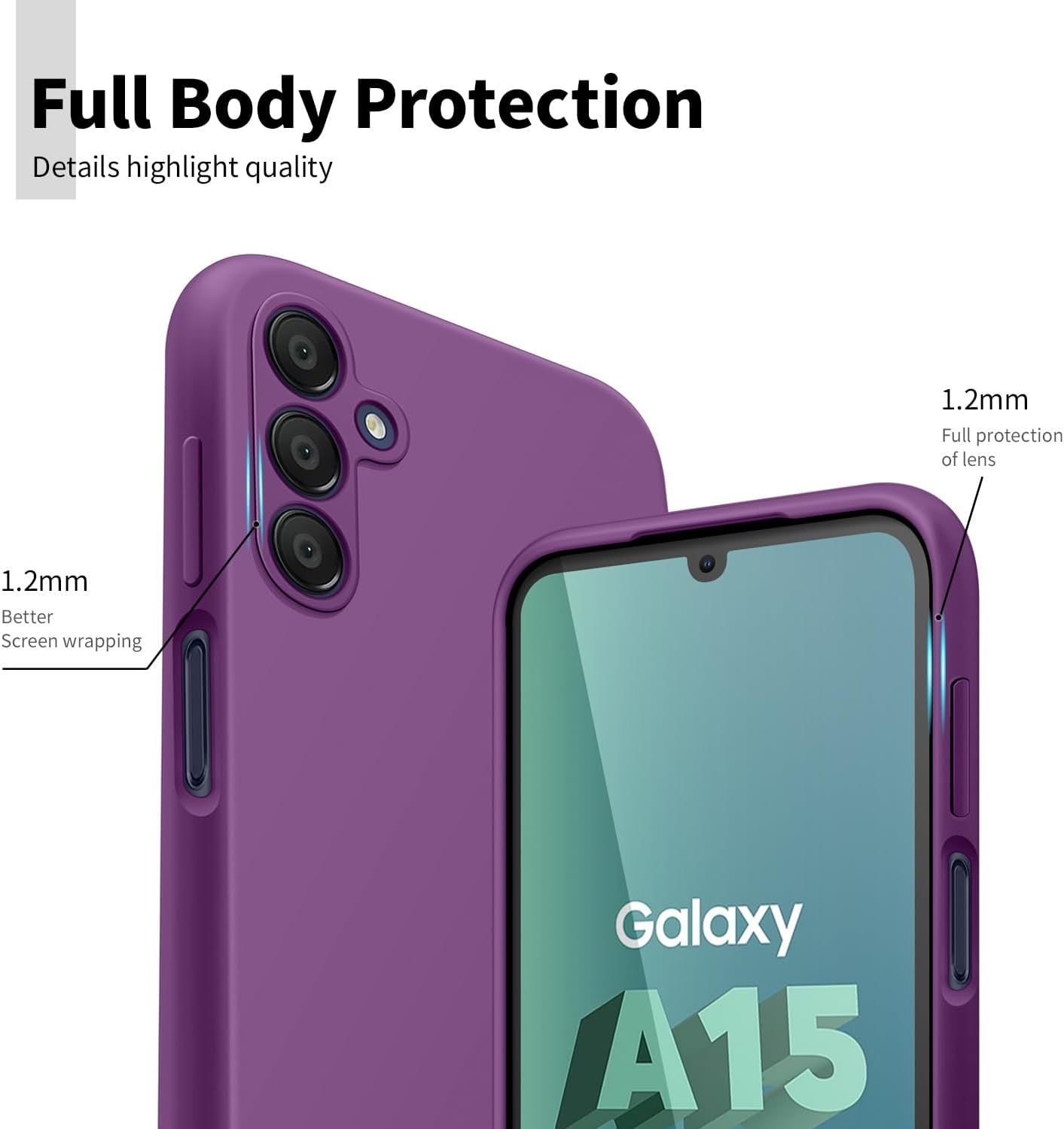 Coque Pour Samsung Galaxy A15, Coque Samsung A15 5g, Housse ... - 7