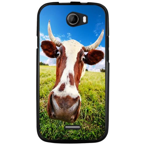 Coque Souple Pour Wiko Barry Avec Impression Motifs Vache