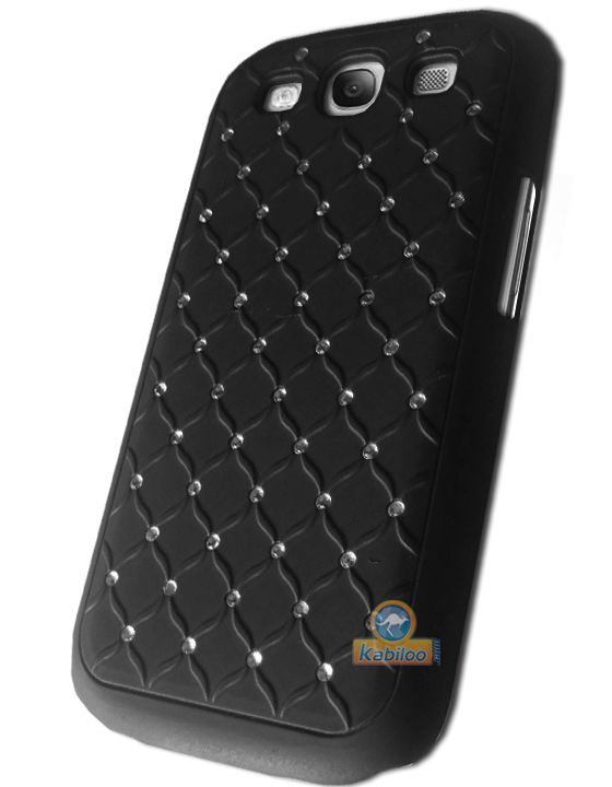 Coque Rigide Avec Strass Coloris Noire Samsung Galaxy Grand I9080.