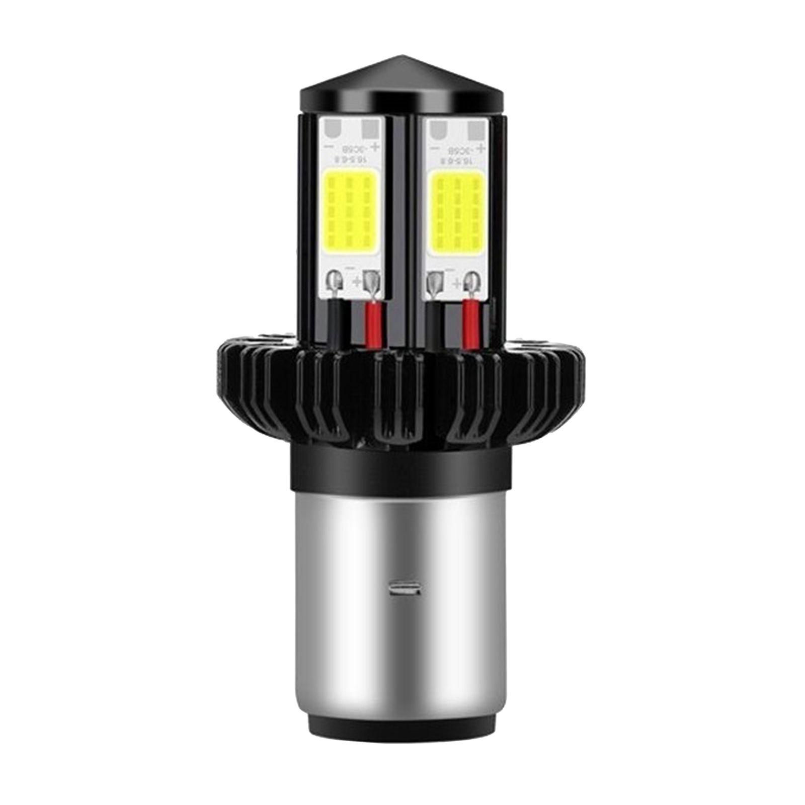 H4/ BA20D Moto Phare Ampoules Lampes LED 360 degrés éclairage, Mis À Jour  COB Puces MagiDeal