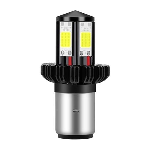 H4/ Ba20d Moto Phare Ampoules Lampes Led 360 Degrés Éclairage, Mis À Jour Cob Puces Magideal