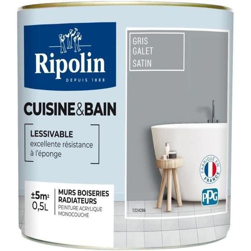 RIPOLIN Peinture cuisine et bain 0.5l