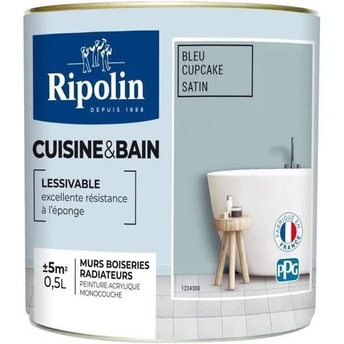 RIPOLIN Peinture cuisine et bain 0.5l