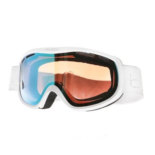 Bolle Masque De Ski Sierra Shiny - Femme - Blanc Et Argent