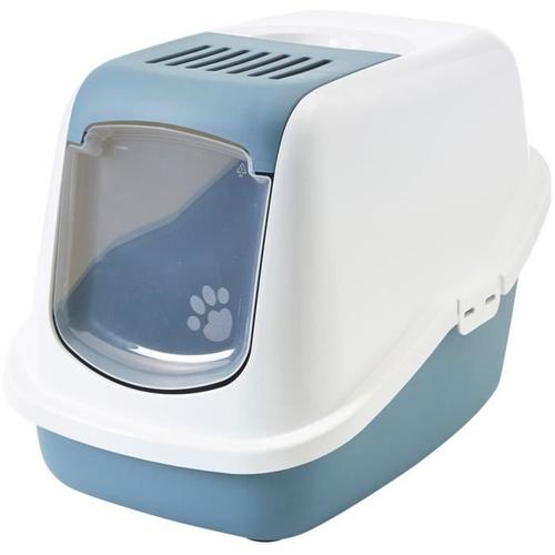 Vadigran Maison De Toilette Nestor Earth - 56x39x38.5 Cm - Bleu - Pour Chat