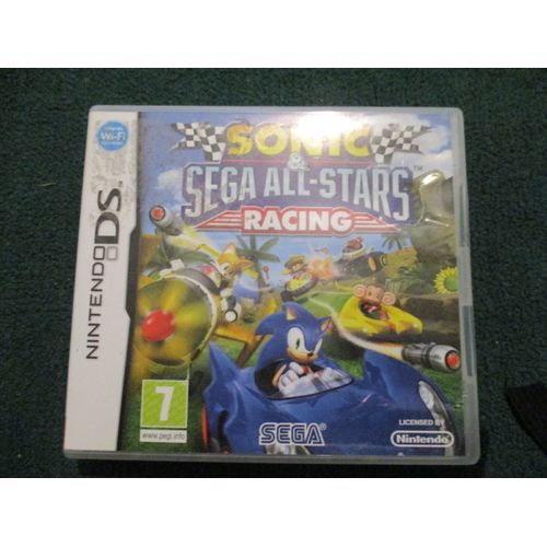 Jeu Ds Sonic & Sega All-Star Racing Sur Nintendo Ds Sega ( Versin Française Intégrale)