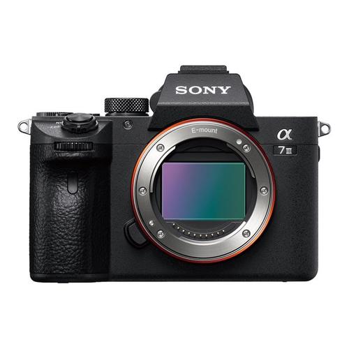 Sony a7 III Ilce-7M3 - Appareil photo numérique - sans miroir - 24.2 MP - Cadre plein - 4K / 30 pi/s - 2.1x zoom optique objectifs FE 28-60mm FE 28-60mm F/4-5.6 and 50mm F/1.8 - Wi-Fi, NFC...