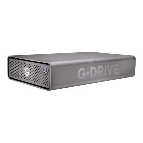 SanDisk Professional G-DRIVE PRO - Disque dur - 12 To - externe (de bureau) - USB 3.2 Gen 1 / Thunderbolt 3 (USB-C connecteur) - 7200 tours/min - gris sidéral